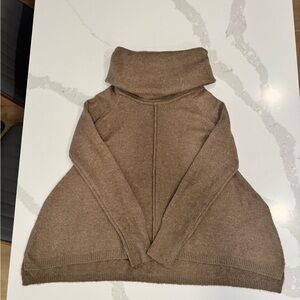 Elegant Tan Turtleneck Sweater